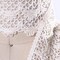 1 Yard 2 Inch Rich Ivory Scalloped Cluny Lace Trim with Crocheted Design